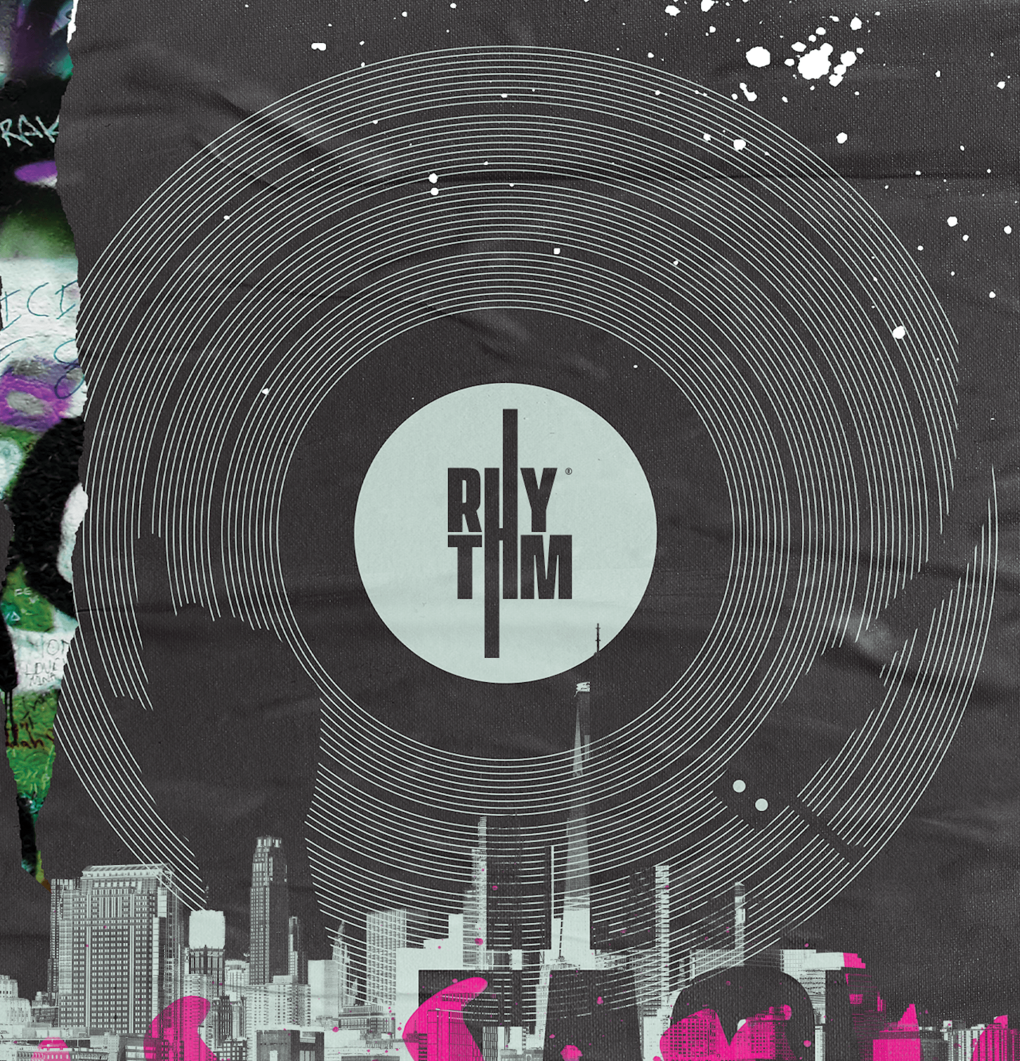 Image with record graphic